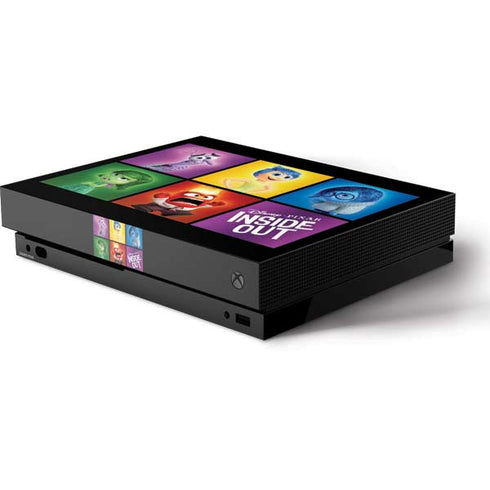 Disney Inside Out Character Portraits Xbox One X Console Skin