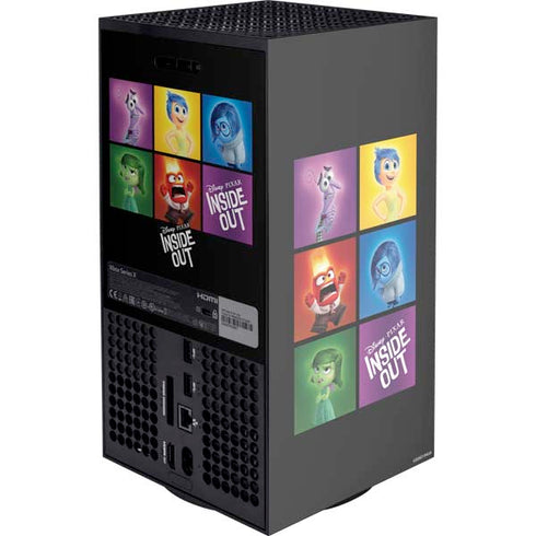 Disney Inside Out Character Portraits Xbox Series X Console Skin