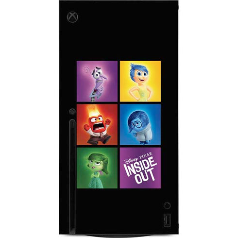 Disney Inside Out Character Portraits Xbox Series X Console Skin
