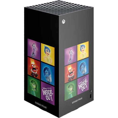 Disney Inside Out Character Portraits XBox Series X Digital Edition Console Skin
