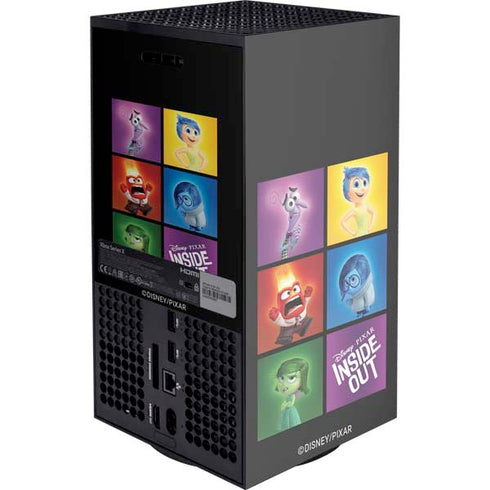 Disney Inside Out Character Portraits XBox Series X Digital Edition Console Skin