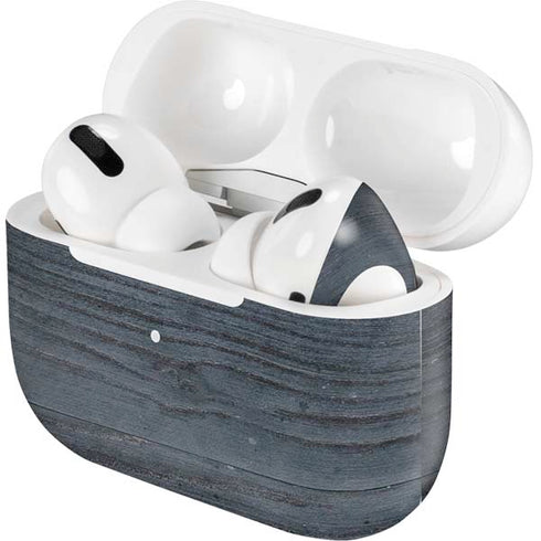 Charcoal Wood AirPods Skins