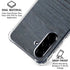 Charcoal Wood Galaxy A36 5G Clear Case