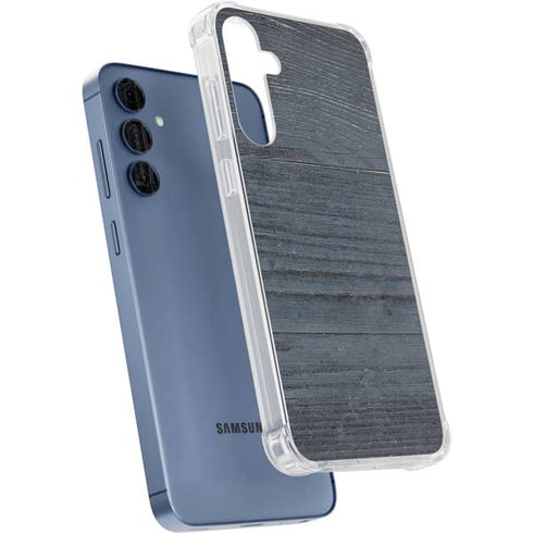 Charcoal Wood Galaxy A55 5G Clear Case