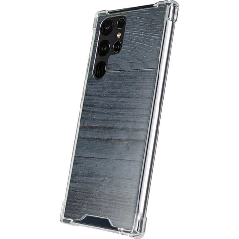 Charcoal Wood Galaxy S23 Ultra Clear Case