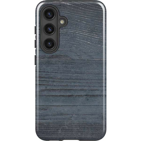Charcoal Wood Galaxy S25 Plus Impact Case