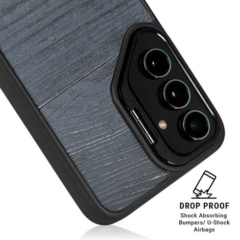 Charcoal Wood Galaxy S24 Plus Kickstand Case