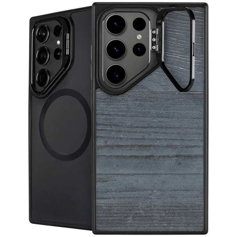 Charcoal Wood Galaxy Cases
