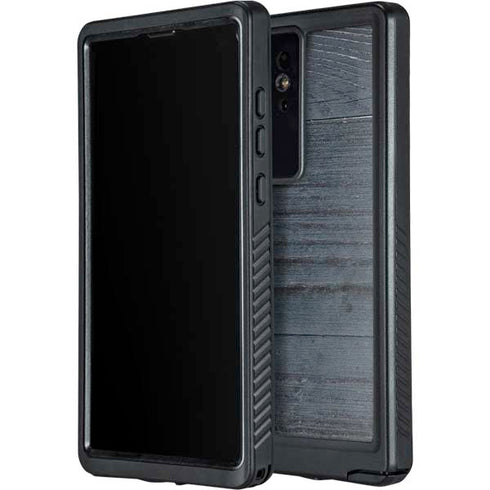 Charcoal Wood Galaxy S24 Ultra Waterproof Case