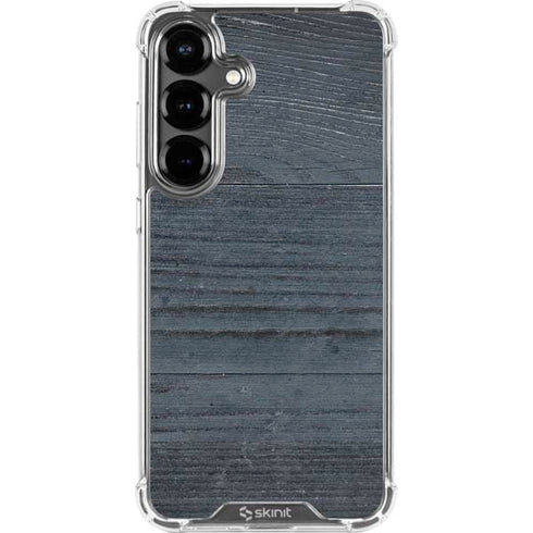 Charcoal Wood Galaxy S26 Plus Clear Case