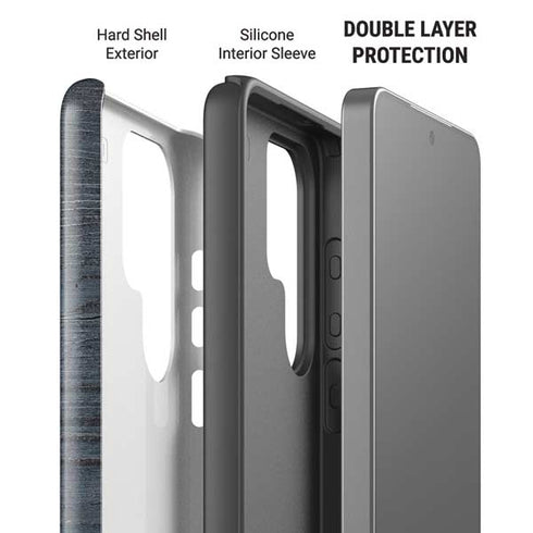 Charcoal Wood Galaxy S26 Ultra Impact Case