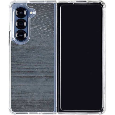 Charcoal Wood Galaxy Z Fold6 Clear Case