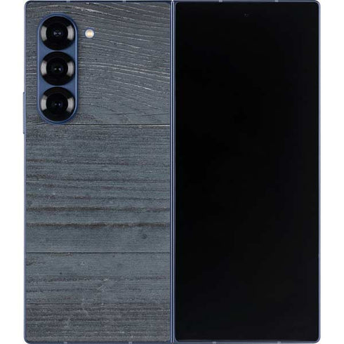 Charcoal Wood Galaxy Z Fold6 Skin
