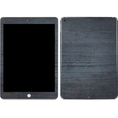 Charcoal Wood Apple iPad Skin