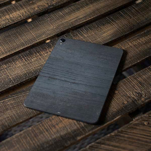 Charcoal Wood Apple iPad Pro Skin