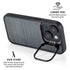Charcoal Wood iPhone 13 Kickstand Case