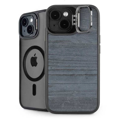 Charcoal Wood iPhone 14 Kickstand Case