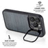 Charcoal Wood iPhone 14 Pro Max Kickstand Case