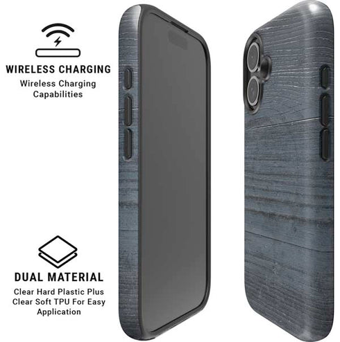 Charcoal Wood iPhone 16 Magsafe Impact Case