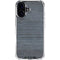 Charcoal Wood iPhone 16 Plus Clear Case
