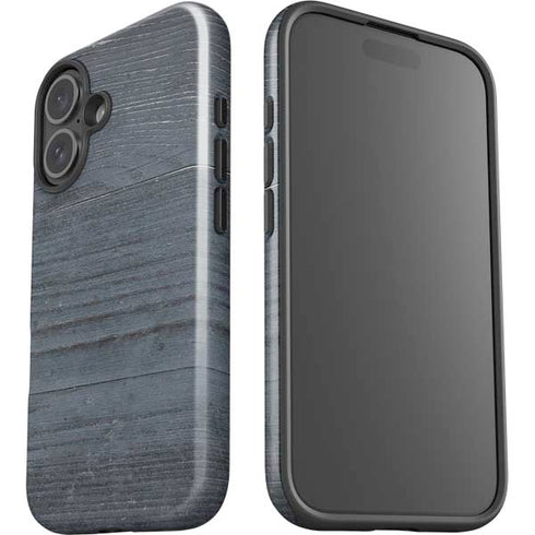 Charcoal Wood iPhone 16 Plus Impact Case