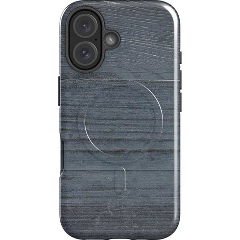 Charcoal Wood iPhone 16 Plus Magsafe Impact Case