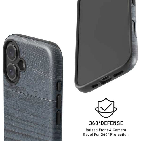 Charcoal Wood iPhone 16 Plus Magsafe Impact Case