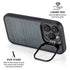 Charcoal Wood iPhone 16 Pro Max Kickstand Case