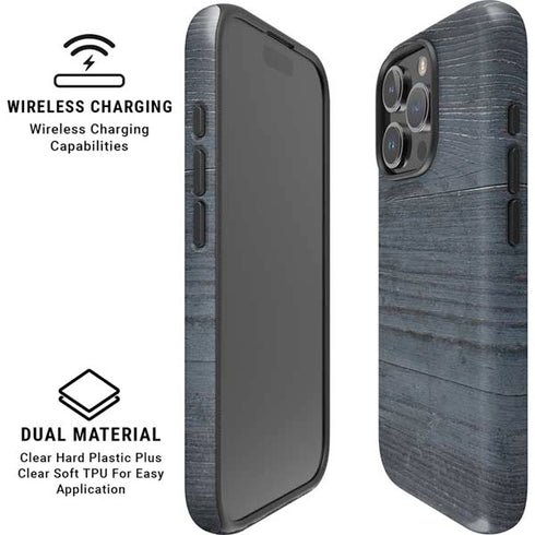 Charcoal Wood iPhone 16 Pro Max Magsafe Impact Case