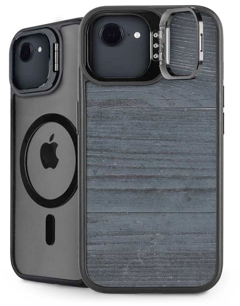 Charcoal Wood iPhone 16e Kickstand Case