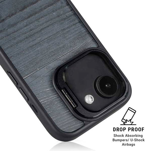 Charcoal Wood iPhone 16e Kickstand Case