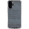 Charcoal Wood iPhone 17 Clear Case