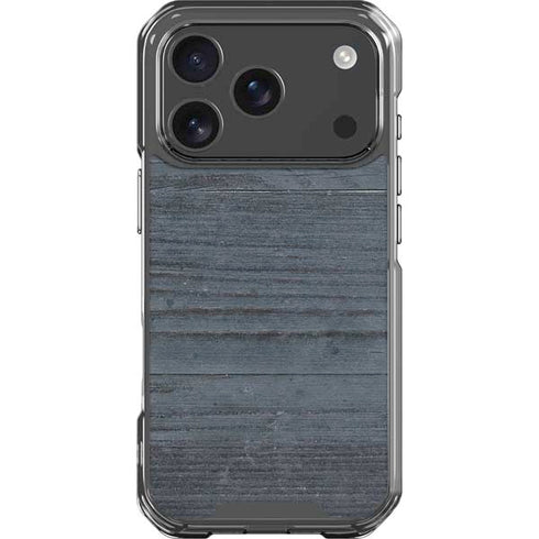Charcoal Wood iPhone 18 Pro Clear Case