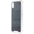 Charcoal Wood iPhone XS Clear Case
