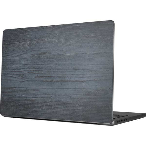 Charcoal Wood Apple MacBook Pro 14-inch Skin
