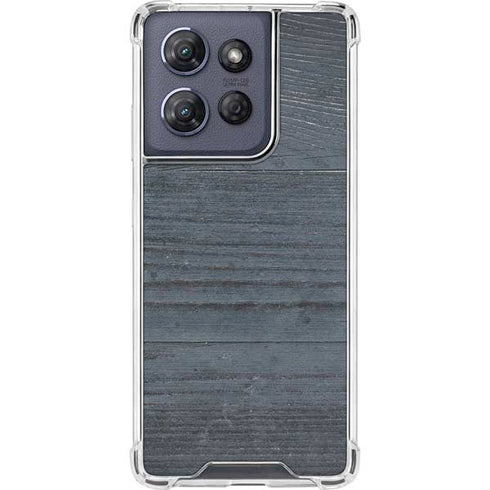 Charcoal Wood Moto G 5G (2025) Clear Case