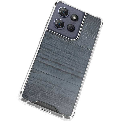 Charcoal Wood Moto G Play 5G (2025) Clear Case