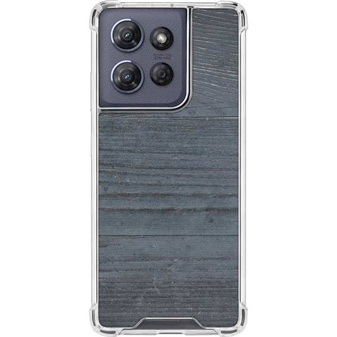 Charcoal Wood Moto G Power 5G (2025) Clear Case