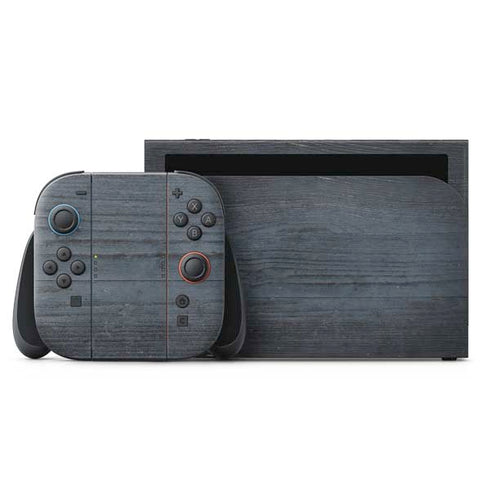 Charcoal Wood Nintendo Skins