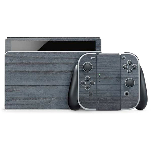 Charcoal Wood Nintendo Skins