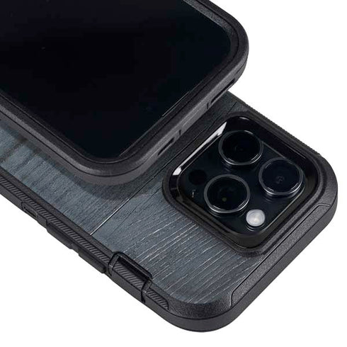 Charcoal Wood Otterbox Defender iPhone Skin