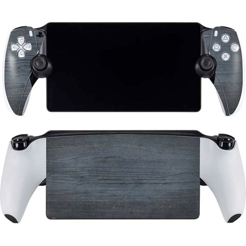 Charcoal Wood PlayStation Portal Remote Player Skin