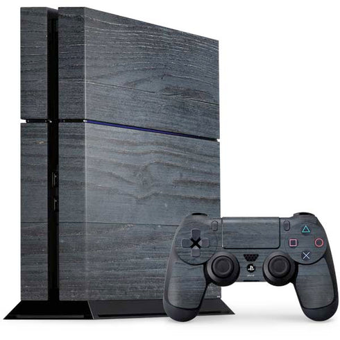 Charcoal Wood PlayStation PS4 Skins