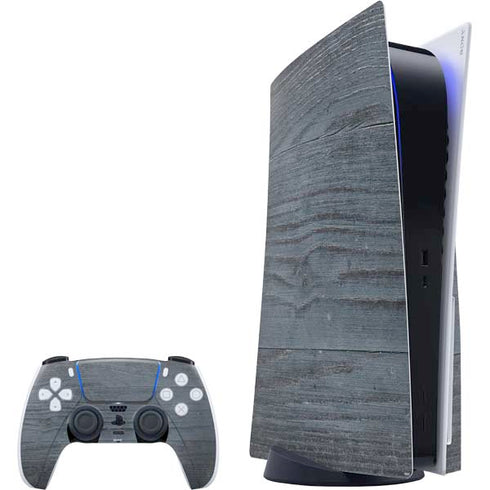 Charcoal Wood PlayStation PS5 Skins
