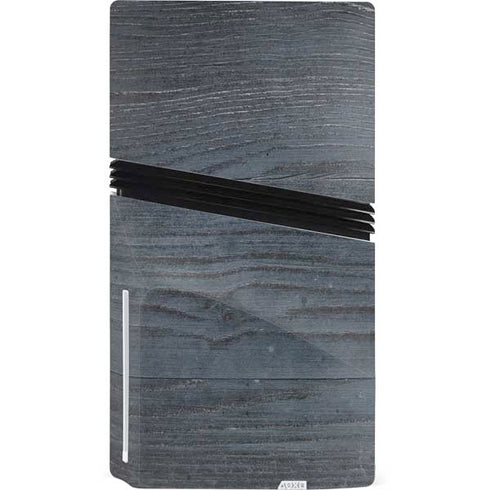 Charcoal Wood PS5 Pro Disk Console Skin
