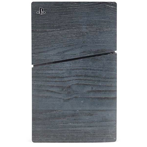 Charcoal Wood PS5 Slim Digital Edition Console Skin