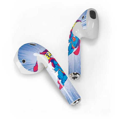 DC Comics Superman Vintage Action Pose Apple AirPods Skin