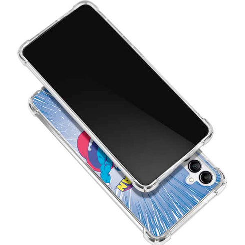 DC Comics Superman Vintage Action Pose Gabb Phone 4 Clear Case