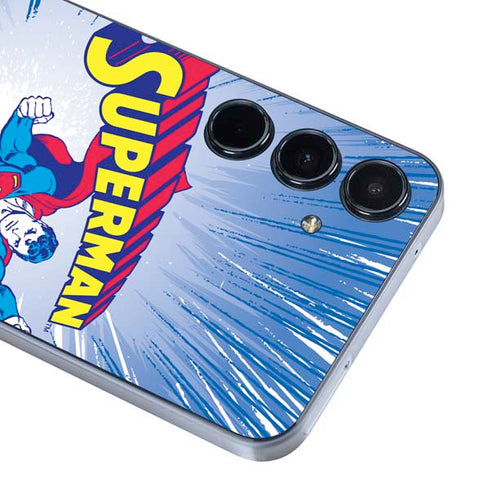 DC Comics Superman Vintage Action Pose Galaxy A35 5G Skin