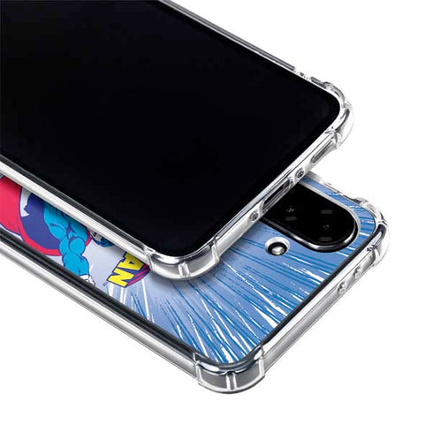 DC Comics Superman Vintage Action Pose Galaxy A36 5G Clear Case